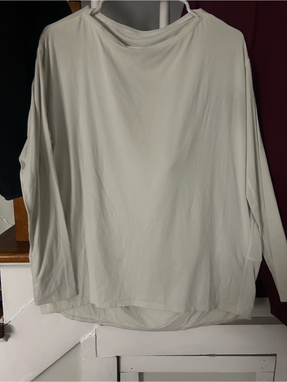 lululemon athletica Light Cream Long-Sleeve Crew Top